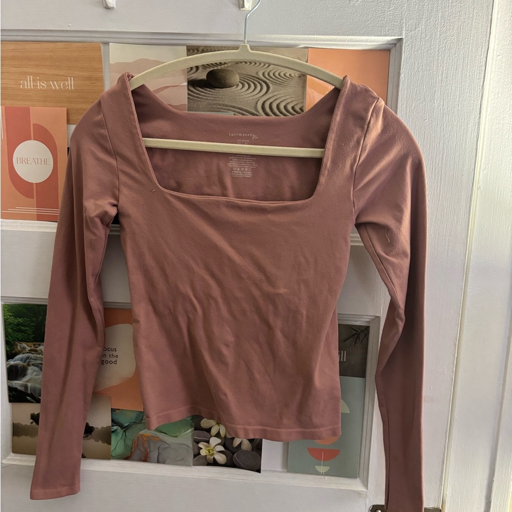 FP Movement by Free People Mauve Long Sleeve Top